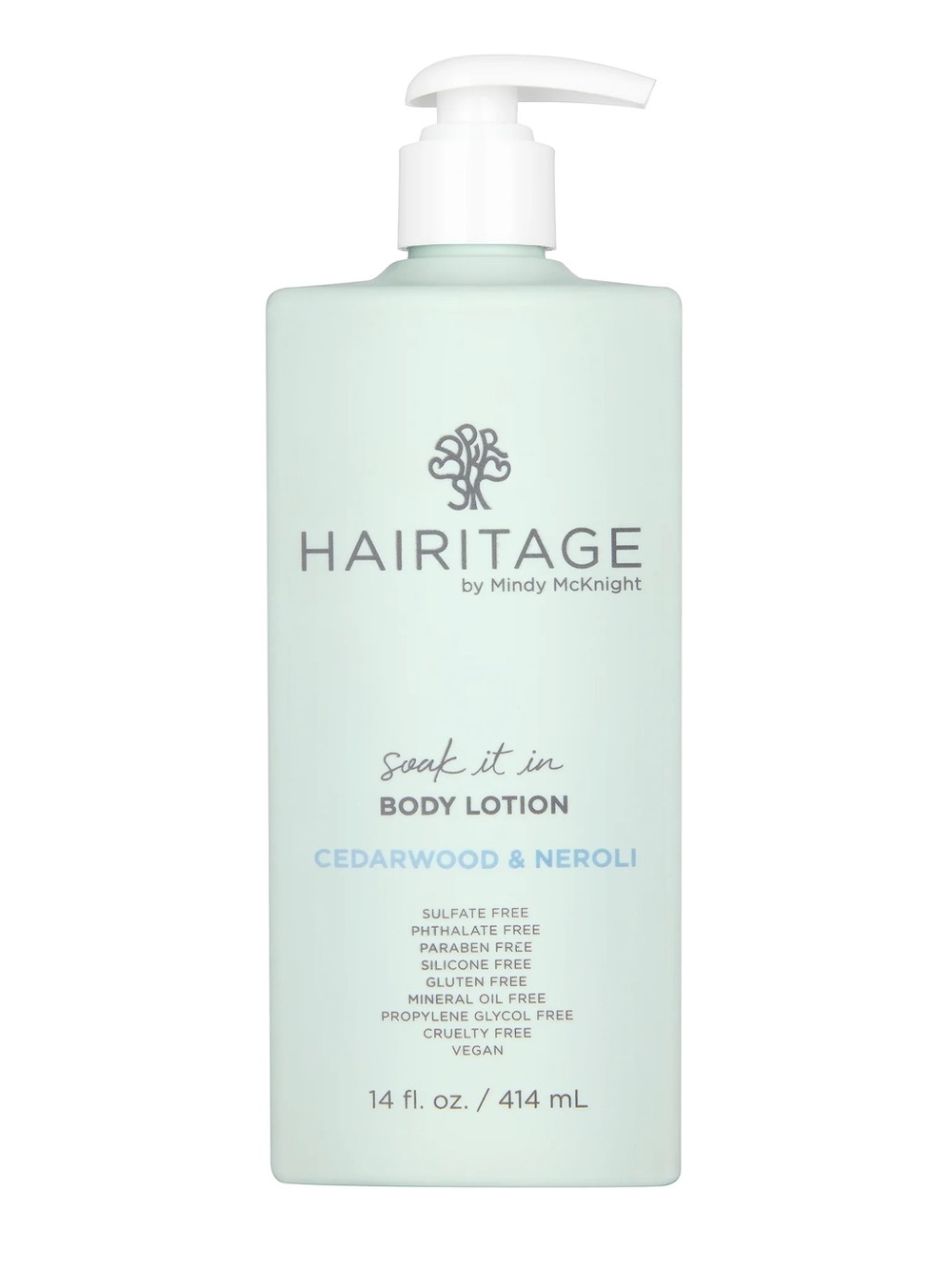 3 Pack Hairitage Soak It In Body Lotion Cedarwood & Neroli 14oz BNWT